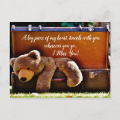 Teddy Bear Postkarte (Vorderseite)