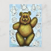 Teddy Bear Postkarte (Vorderseite)