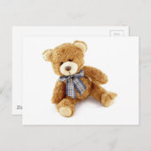 Teddy Bear Postkarte (Vorne/Hinten)