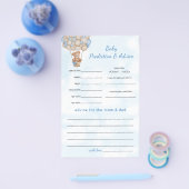 Teddy Bear Predictions and Advice Flyer (Einzeln)