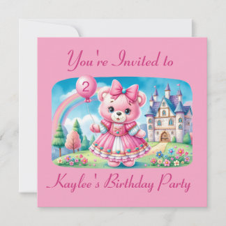 Teddy Bear Princess Einladung