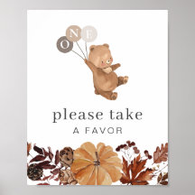 Teddy Bear Pumpkin - 1. Geburtstag - Zeichen der G