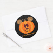 Teddy Bear Pumpkin Happy Halloween Stickers (Umschlag)
