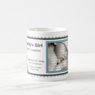 Teddy Bear Punkt Baby Tasse Geschenk: Babyblau