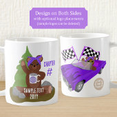 Teddy Bear, Purple Girls Youth Organization Logo Kaffeetasse