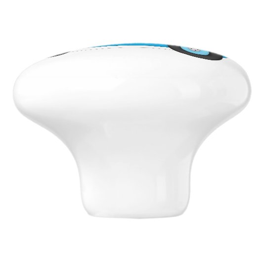 Teddy Bear Race Kids Keramikknauf (Seitenansicht)