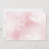 Teddy Bear Rainbow Girls Baby Shower Einladung (Rückseite)