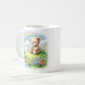 Teddy Bear Rainbow Kaffeetasse (Vorderseite Links)