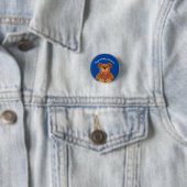 Teddy Bear Rainbow Niedlich 1. Geburtstag Party Button (Beispiel)