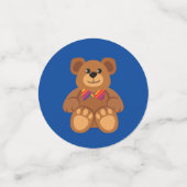 Teddy Bear Rainbow Niedlich 1. Geburtstag Party Konfetti (Klein Vorderseite)