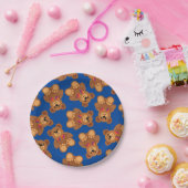Teddy Bear Rainbow Niedlich 1. Geburtstag Party Pappteller (Party)