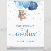 Teddy Bear rät, wie viele Candies im JAR-Zeichen s (Vorderseite)