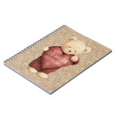 Teddy Bear Red Heart Notizblock (Linke Seite)