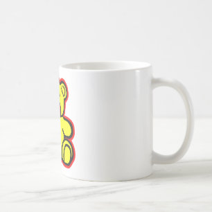 Teddy Bear Red Yellow The MUSEUM Zazzle Geschenke Kaffeetasse