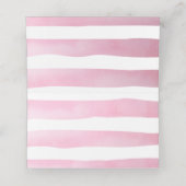 Teddy Bear Rose Gold Balloons Babydusche Platzkarte (Innenseite Aufgefaltet)