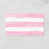 Teddy Bear Rose Gold Balloons Babydusche Platzkarte (Rückseite)