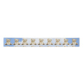 Teddy Bear Satin Ribbon Satinband (Vorderseite)