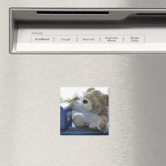 Teddy Bear sendet einen Brief 2 Magnet (In Situ (Geschirrspüler))