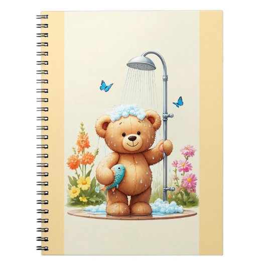 Teddy Bear Shower Notizblock (Vorderseite)