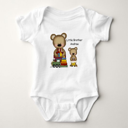 Teddy Bear Siblings Coordinated T - Shirt (Vorderseite)