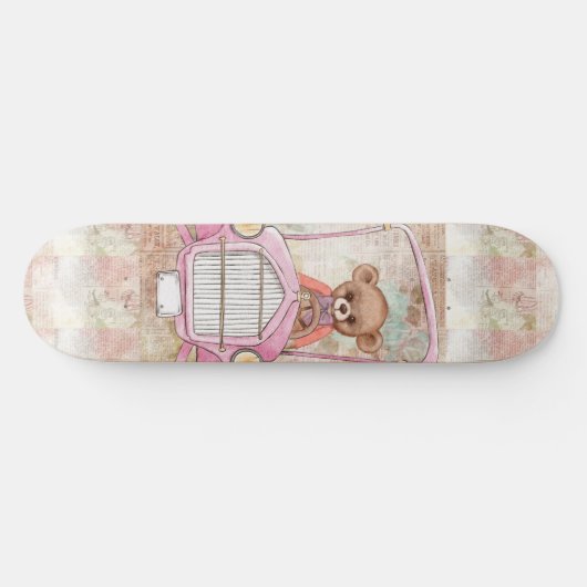 Teddy Bear Skateboard (Horizontal)