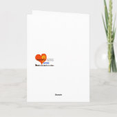 Teddy Bear Social Distancing Grußkarte Karte (Rückseite)