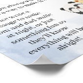 Teddy Bear Spate Night Diaper Kinderduschenspiel Poster (Ecke)