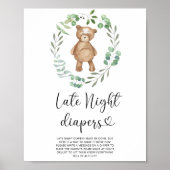 Teddy Bear \ Spate night diaper Spiel Poster (Vorne)