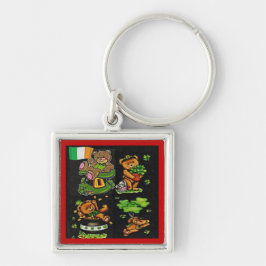 Teddy Bear St. Patrick's Day Collection Schlüsselanhänger