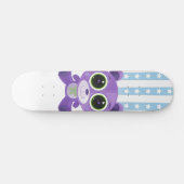 Teddy Bear - Star Eye Lila Skateboard (Horizontal)