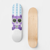 Teddy Bear - Star Eye Lila Skateboard (Vorderseite)