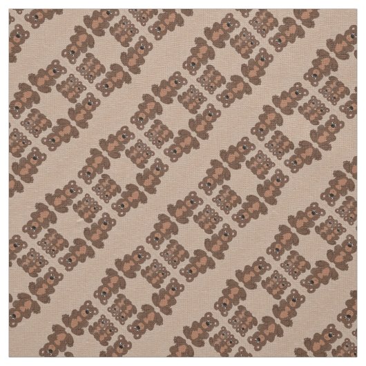 Teddy Bear Stoff (Muster)