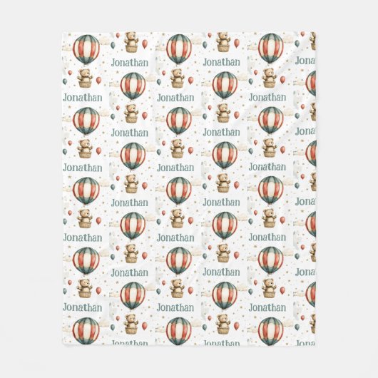 Teddy Bear Sweet Dream Fleecedecke (Vorderseite)