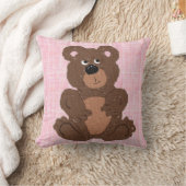 Teddy Bear T Pink Kissen (Decke)