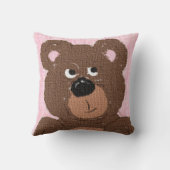 Teddy Bear T Pink Kissen (Rückseite)