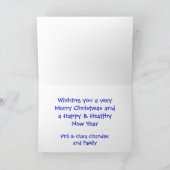 Teddy Bear Template Feiertagskarte (Innenseite)