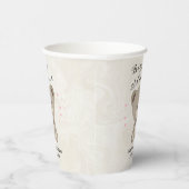 Teddy Bear Theme Baby Shower (Girls Pink) Pappbecher (Rechts)