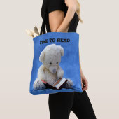 Teddy Bear Time to Read All-Over-Print Tote Bag Tasche (Von Nahem)