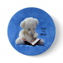 Teddy Bear Time to Read Blue Stuffanimal, ZKOA