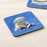 Teddy Bear Time to Read Blue Stuffed Animal, ZKOA