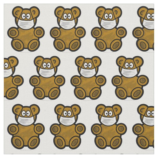 Teddy Bear Tragetuch Stoff (Nahaufnahme)