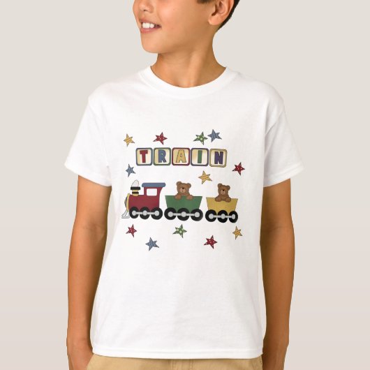 Teddy Bear Train Tshirts und Geschenke (Vorderseite)