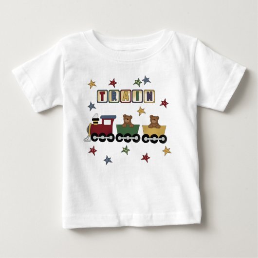 Teddy Bear Train Tshirts und Geschenke (Vorderseite)