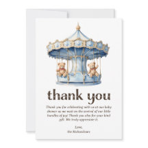 Teddy Bear Twin Boys Babydusche