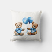 Teddy Bear Twin Boys Kissen (Vorderseite)