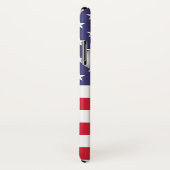 Teddy Bear und Big USA Flag Herz Case-Mate iPhone Hülle (Hinten/Rechts)