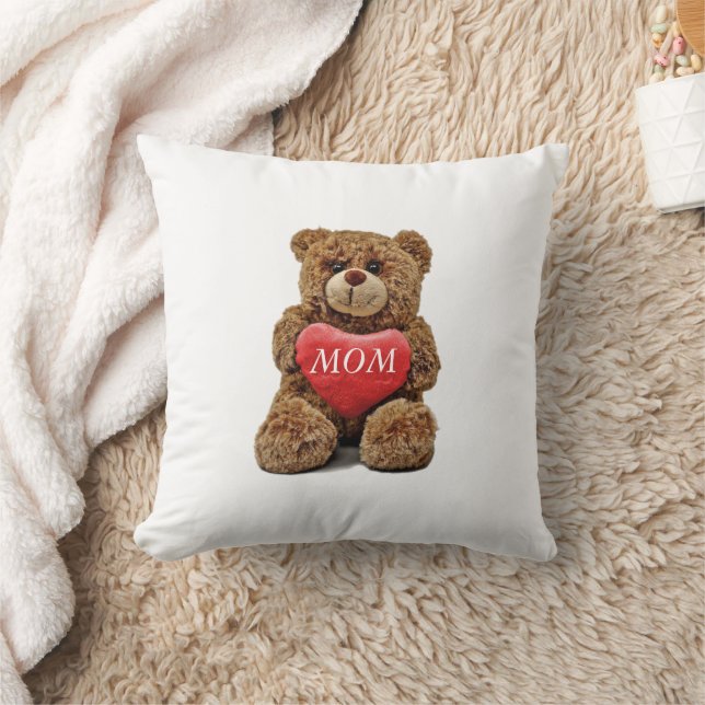 Teddy Bear und personalisiertes Herz Kissen (Decke)