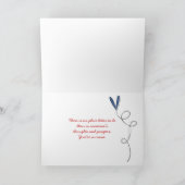 Teddy Bear und Rag Doll denken Sie an Sie Karte (Innenseite)