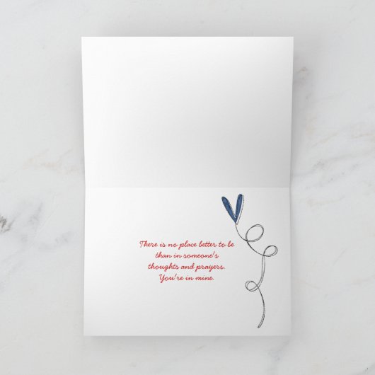 Teddy Bear und Rag Doll denken Sie an Sie Karte (Innenseite)