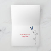 Teddy Bear und Rag Doll Vielen Dank Dankeskarte (Innenseite)